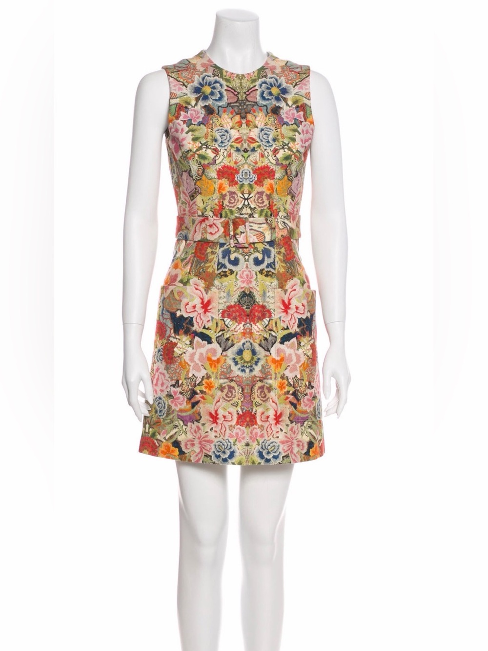 Alexander McQueen Printed Mini Dress
